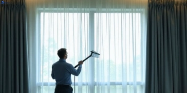 Commercial drapes cleaning service arundel hotels offices